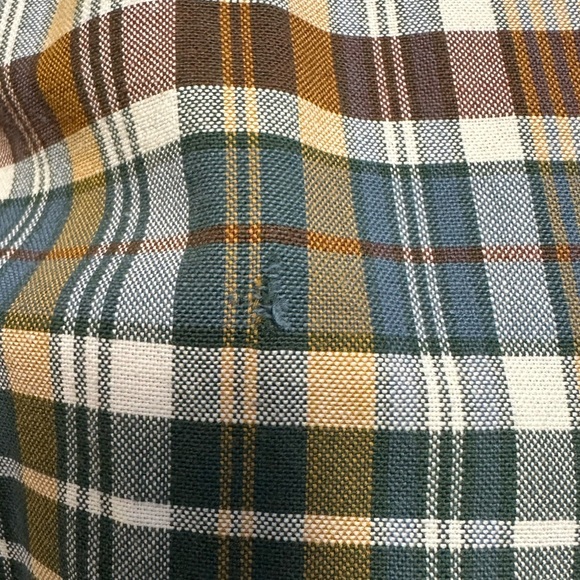 Cinch Green Brown Plaid Cowboy Dress Shirt Button Down Long Sleeve Rodeo Western - Picture 8 of 8